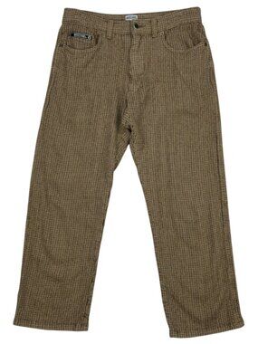Moschino Jean Plaid Pant 34 Wool Blend